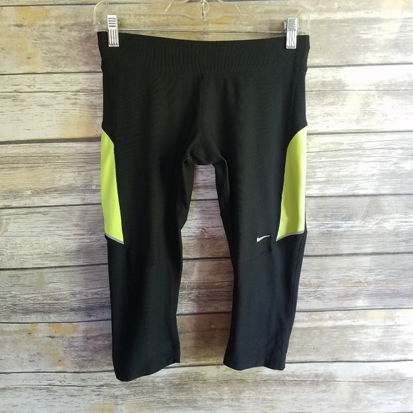 Nike Pants - Nike Dri Fit Running Cropped Capri Workout Legging